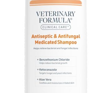 Antiseptic and Antifungal Medicated Shampoo for Dogs & Cats