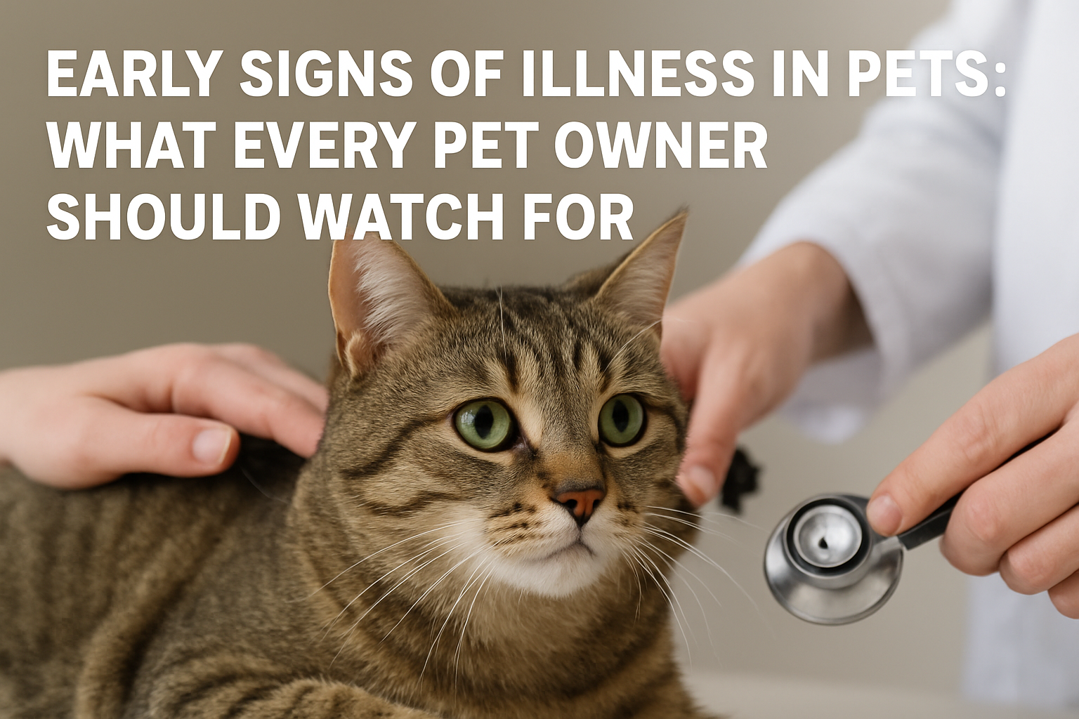 You are currently viewing Early Signs of Illness in Pets: What Every Pet Owner Should Watch For